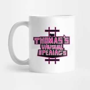 Thomas Unusual Openings Logo - Pink Variant Mug